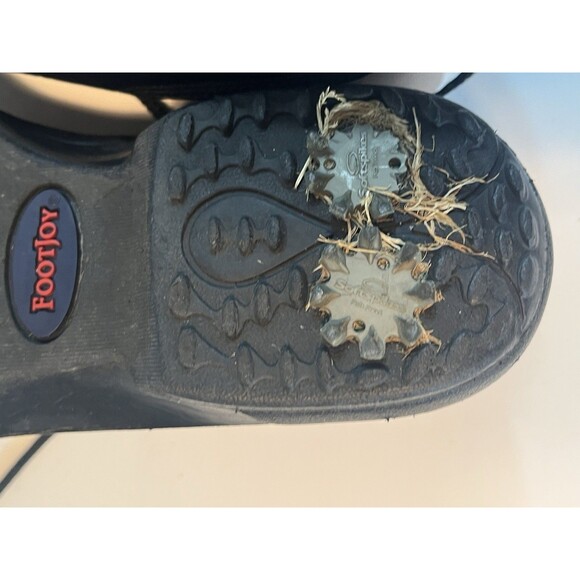 Footjoy 98589 Golf Cleats Shoes Size 6  White Black Saddle - Picture 11 of 11